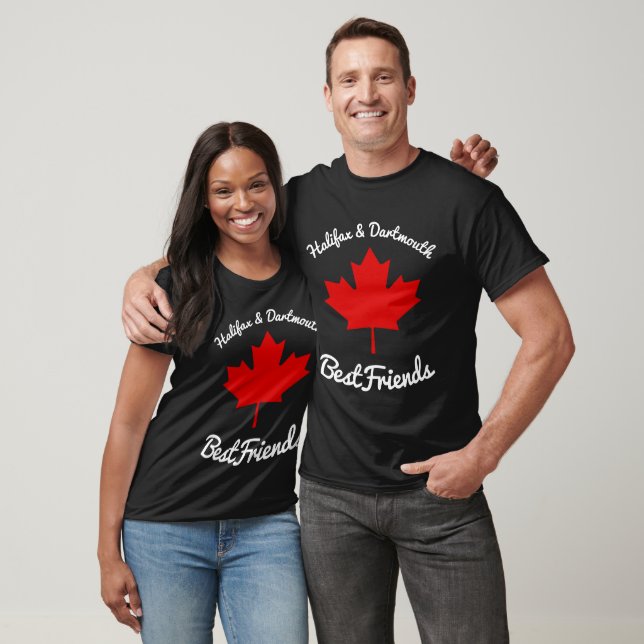 Camisa do Canadá Halifax e Dartmouth BestAmigos (Unissex)