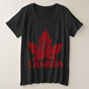 Camisa do Canadá mais t-shirts de tamanho Legal do
