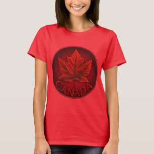 Camisa do Canadá para Mulheres Camisa de Souvenir