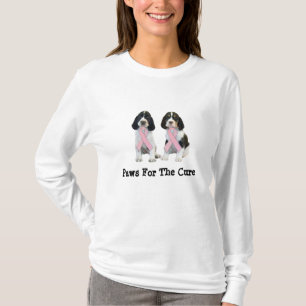 Camisa do cancro da mama do Spaniel de Springer