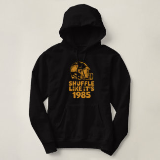 Camisa do capacete de futebol retrô de 1985 Shuffl