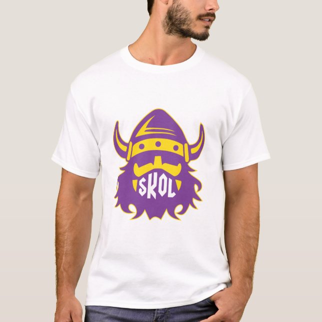 Camisa do capacete de Viking do Nordic de Skol (Frente)