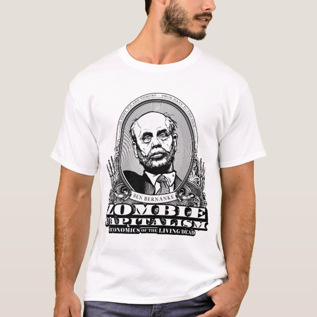 Camisa do capitalismo do zombi (Frente)
