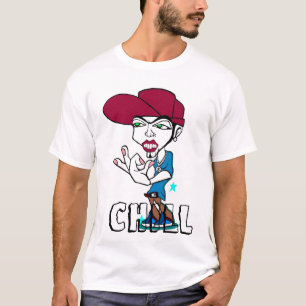 camisa do caracter t do homie