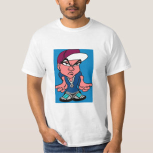 camisa do caracter t do homie