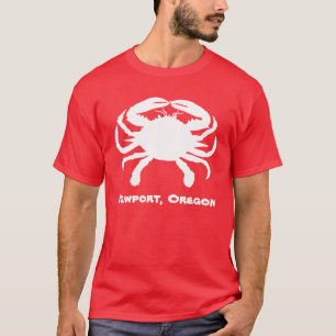 Camisa do caranguejo de Newport Oregon