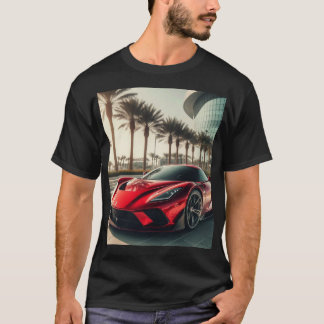 Camisa do carro 3d