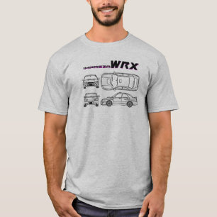 camisa do carro do afinador do wrx do subaru