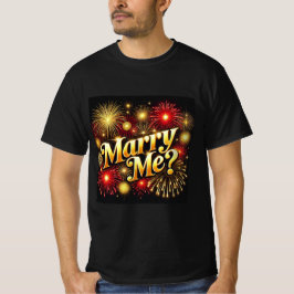 Camisa do Casado Me Mens do Ouro Fireworks