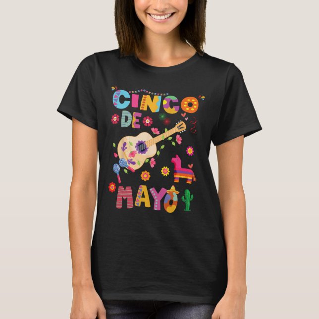 Camisa do Cinco De Mayo Festa Mexicana 5 De Mayo 2 (Frente)