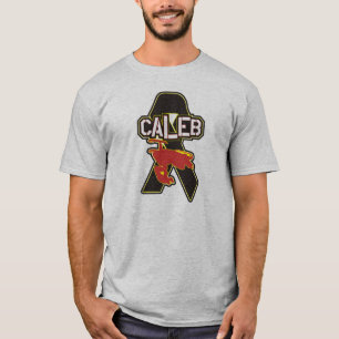 Camisa do cinza do tributo de Caleb Moore