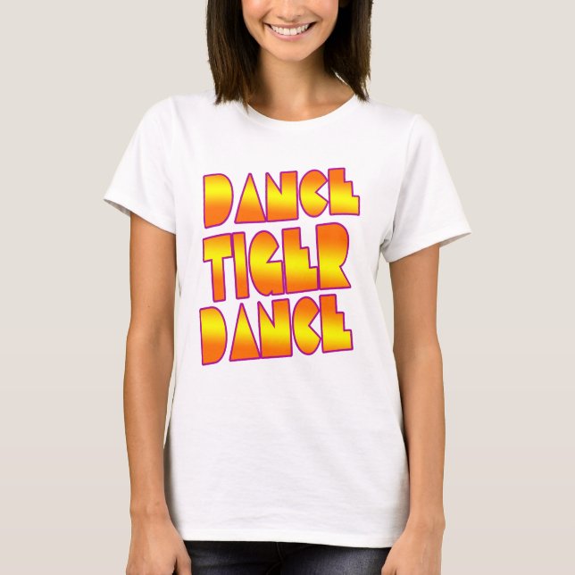 Camisa do clube de dança das meninas da dança do (Frente)