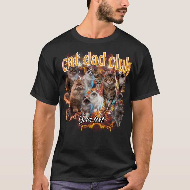 Camisa do Clube do Pai de Gato Personalizada | Ama (Frente)