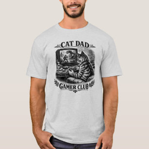 Camisa do Clube do Pai Gato Gamer – Presente Diver