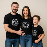 Camisa do Clube dos Pais Legais Personalizada Pai 
