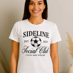 Camisa do clube social lateral - Jogador alto e or