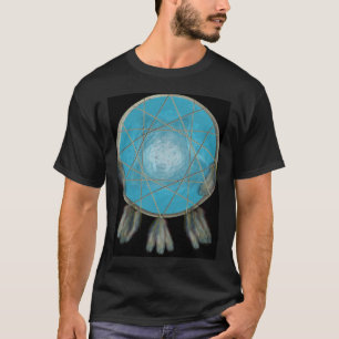 Camisa do coletor do sonho do lobo dos homens