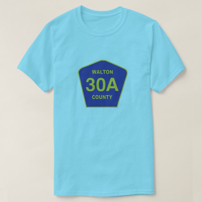 Camisa do Condado de Walton Florida do sinal da (Frente do Design)
