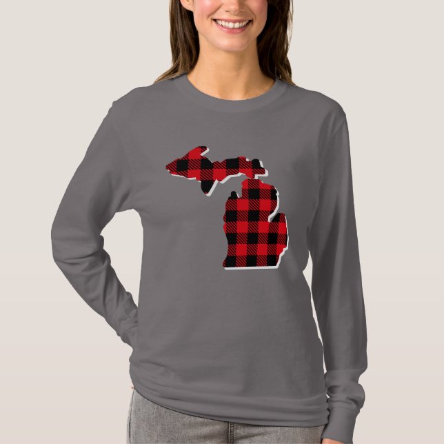 Camisa do contorno do mapa da Xadrez de Natal de M (Frente)