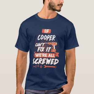 Camisa do COOPER, camisa do COOPER para homens