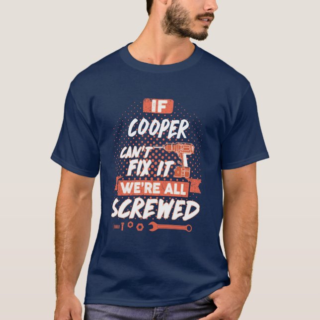 Camisa do COOPER, camisa do COOPER para homens (Frente)