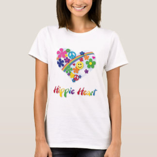 Camisa do coração do Hippie