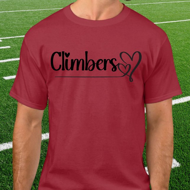 Camisa do Coração dos Climbers (Criador carregado)
