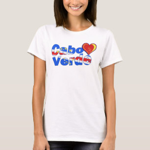 Camisa do Coração Rosa Cabo Verde