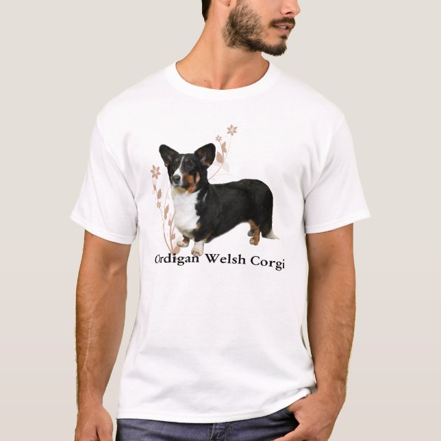 Camisa do Corgi de Galês do casaco de lã (Frente)