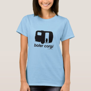 camisa do Corgi do boler