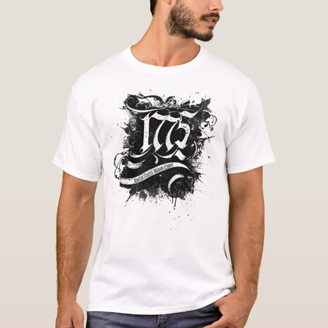 Camisa do Corpo de Fuzileiros Navais 1775 (Frente)