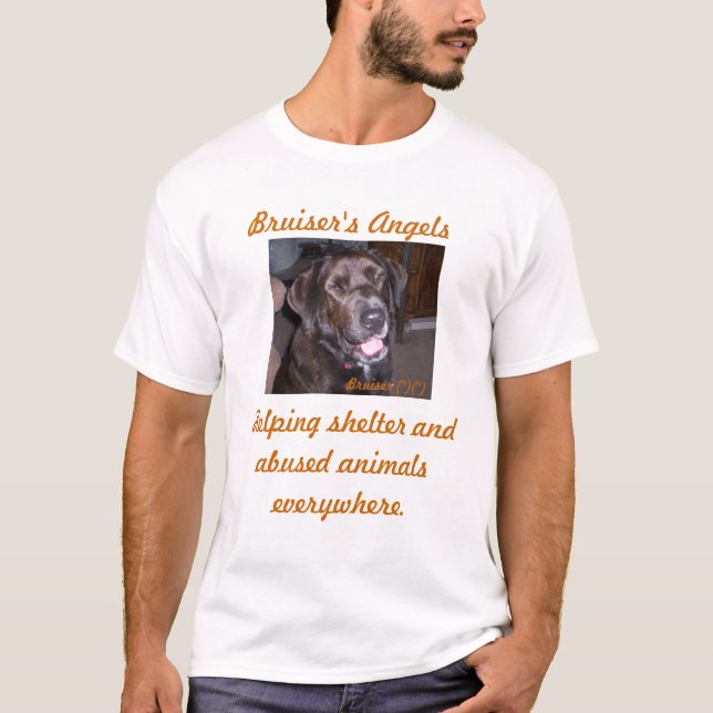 Camisa do crossposter t dos anjos do Bruiser (Frente)
