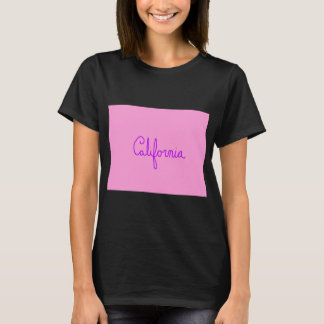 Camisa do Cursive de Califórnia