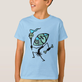 Camisa do dançarino de Tiki da tocha do crânio por