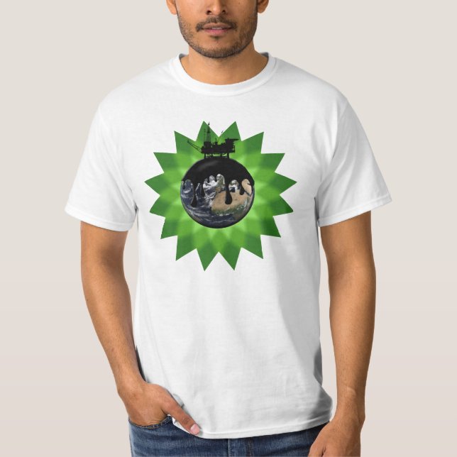 Camisa do derramar de óleo (Frente)