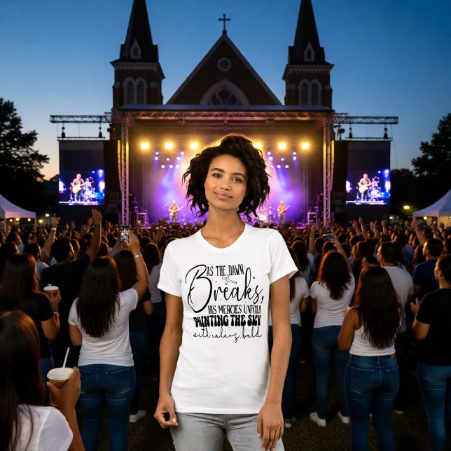 Camisa do Desenho do Céu Desdobrando as Misericórd (Criador carregado)