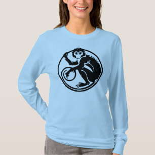 Camisa do design do macaco