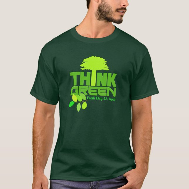 Camisa do design/pense verde de Riia (Frente)