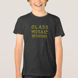 Camisa do Designer de Mosaicos de Vidro