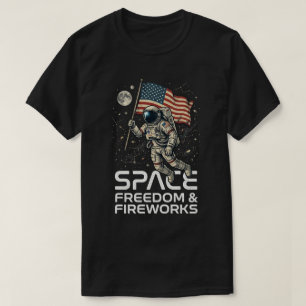 Camisa do dia 4 de julho: Gráfico de Liberdade Esp