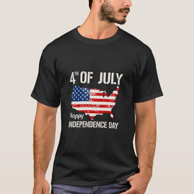 Camisa do Dia da Independência em 4 de julho (Frente)