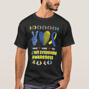 Camisa do Dia da Síndrome Mundial Desativada Balan