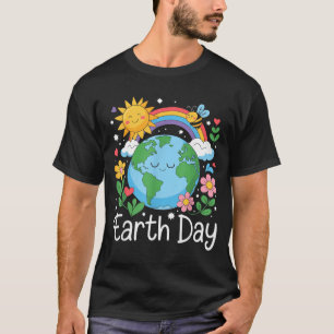 Camisa do Dia da Terra Crianças e Mulheres Planeta