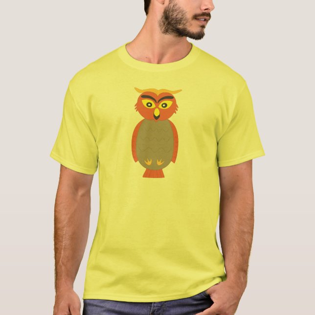 Camisa do Dia das Bruxas da Coruja (Frente)