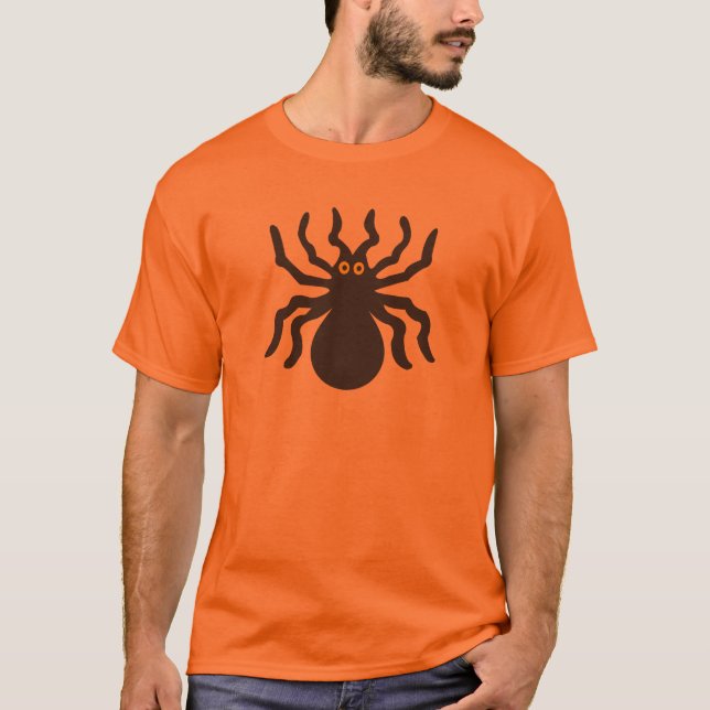 Camisa do Dia das Bruxas de Aranha Grande (Frente)