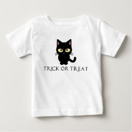 Camisa do Dia das Bruxas de Gato Negro Bonito
