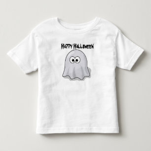 Camisa do Dia das Bruxas do fantasma da criança