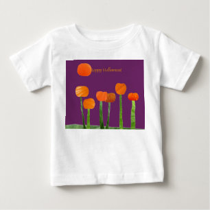 Camisa do Dia das Bruxas do remendo da abóbora