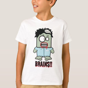 Camisa do Dia das Bruxas do zombi dos desenhos
