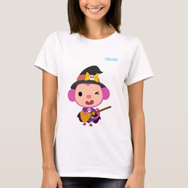 Camisa do Dia das Bruxas (Momo) (Frente)